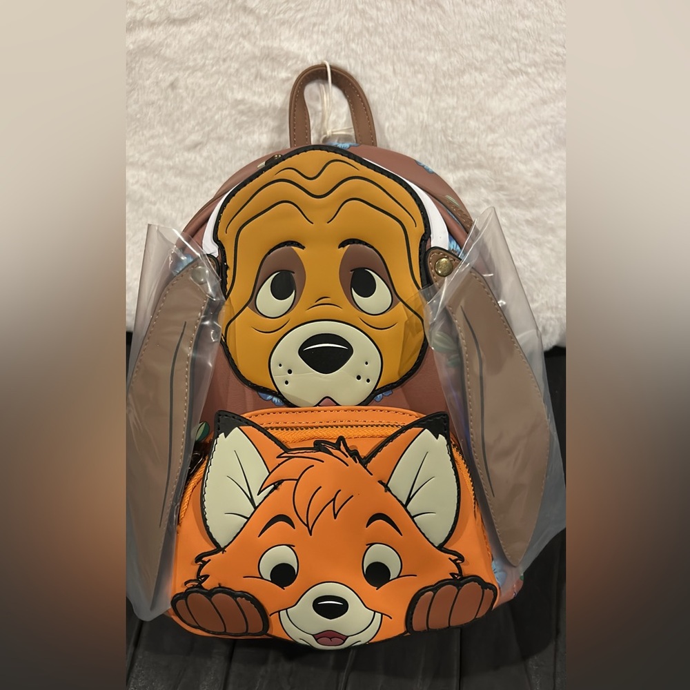 Fox and the Hound Loungefly mini backpack